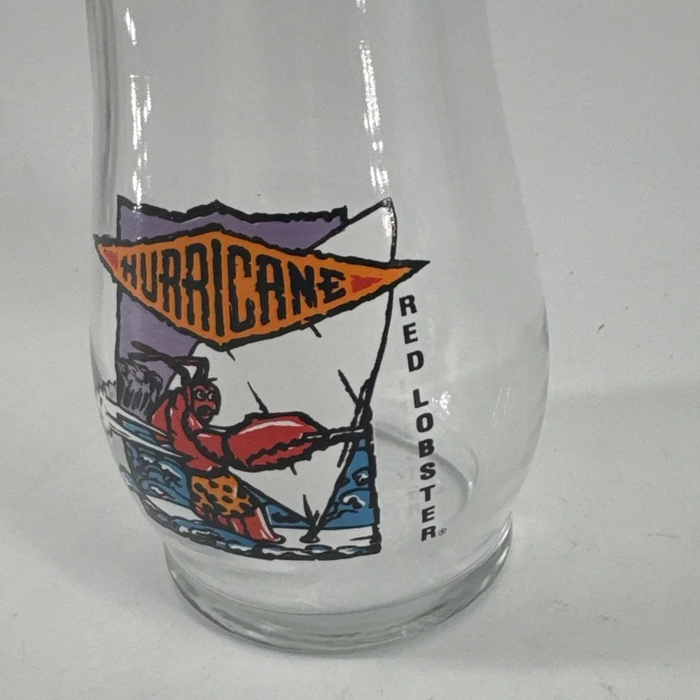 Red Lobster Hurricane‎ Drinking Glass Surfing 20oz 7